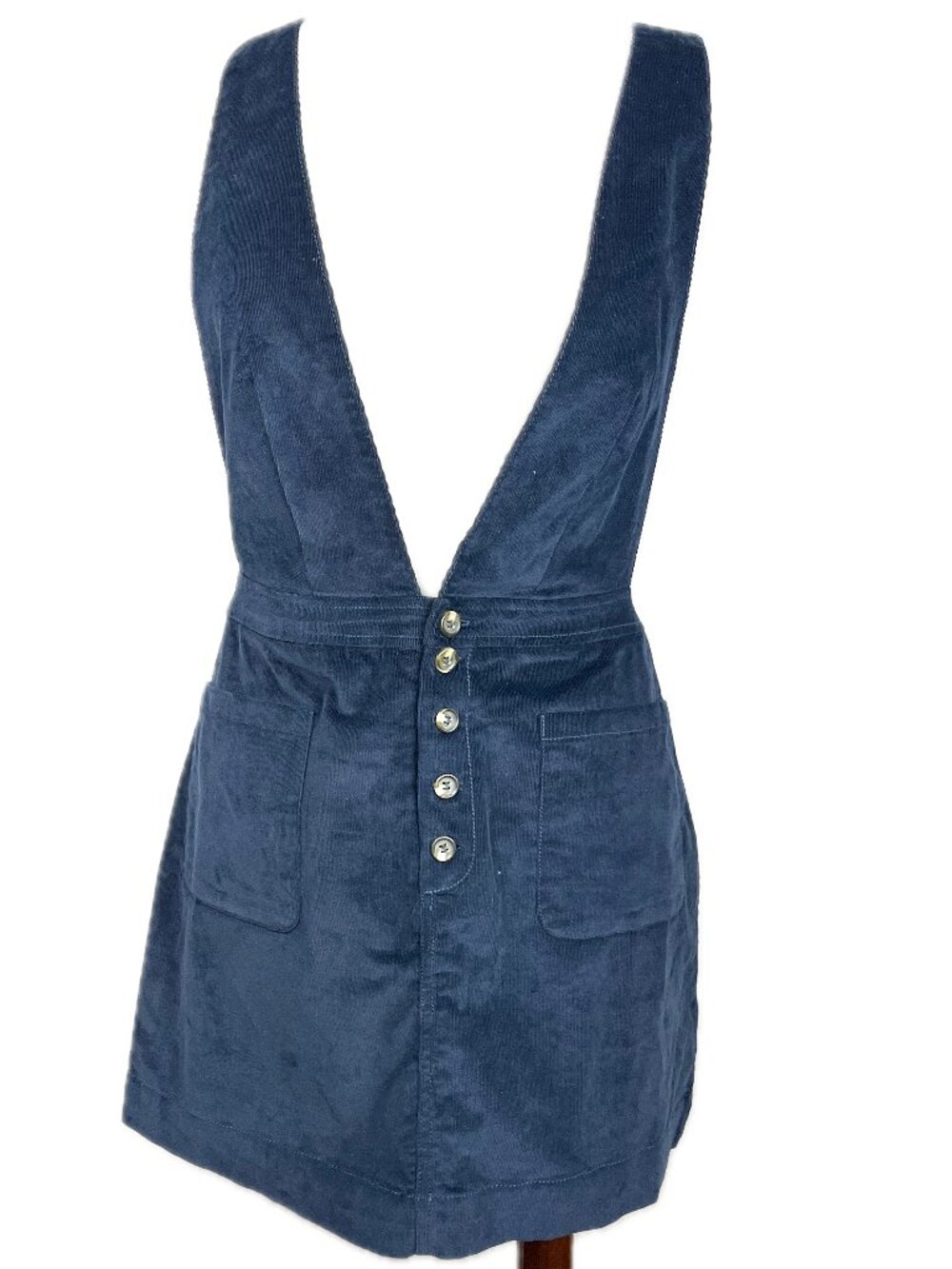 Free People Old School Love Corduroy Pinafore Dress Size 8